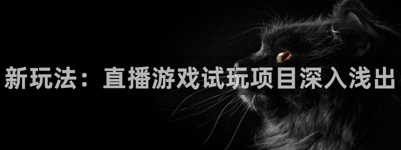 辉达娱乐怎么注册：新玩法：直播游戏试玩项目深入浅出