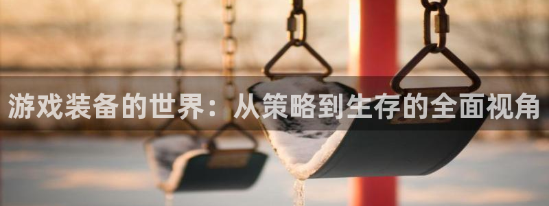辉达娱乐平台登陆：游戏装备的世界：从策略到生存的全面视角